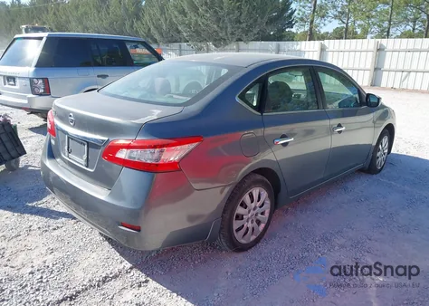 2015 Nissan Sentra S from USA, damaged, VIN 3N1AB7AP3FY280050